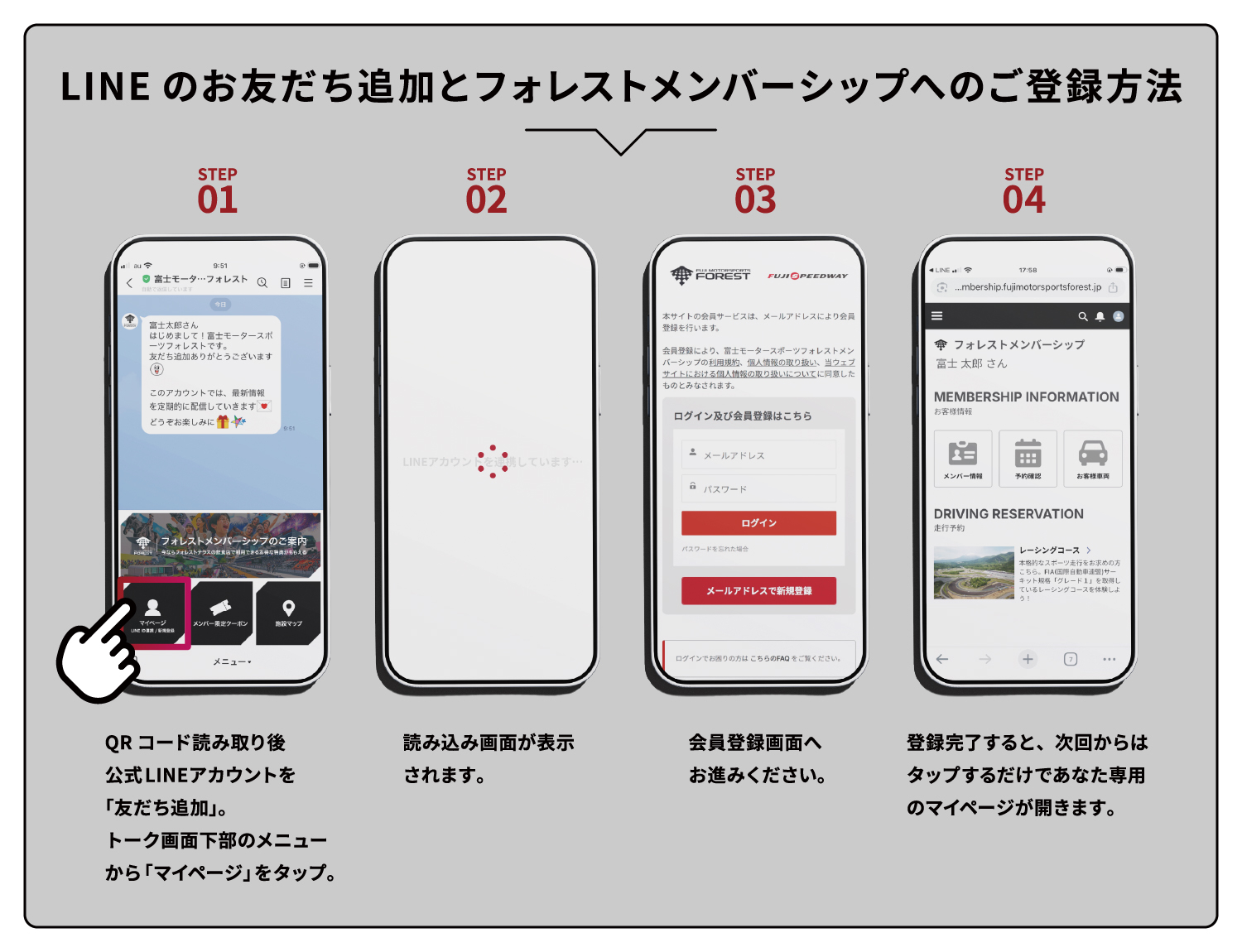 フォレストメンバーシップ「公式LINEアカウント」開設のお知らせ